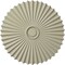 Ekena Millwork Shakuras Ceiling Medallion (For Canopies up to 5 3/4"), Hand-Painted Clear Yellow, 33 7/8"OD x 2"P CM34SHCYF - alternate 1